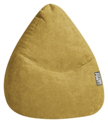 SITTING POINT Sitzsack ALFA Velours senf XL ca. 220L