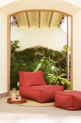 SITTING POINT Sitzsack KORFU ROCK terracotta outdoorgeeignet