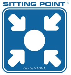 SITTING POINT Sitzsack SANTORIN ROCK gelb outdoorgeeignet