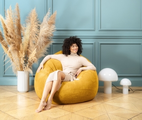 SITTING POINT Sitzsack SOFTY XXL ca. 300 Liter senf