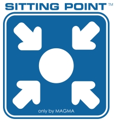 SITTING POINT Sitzsack SOFTY DOT.COM grau