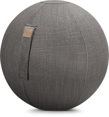 Sitzball / Gymnastikball AUSTIN mit Jacquard-Bezug in anthrazit