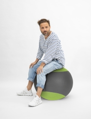 Sitzball / Gymnastikball MESH TENNIS in gr�n