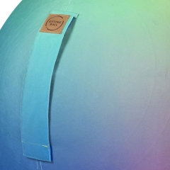 Sitzball / Gymnastikball RAINBOW mit in Soft-Feeling Digitaldruck-Bezug