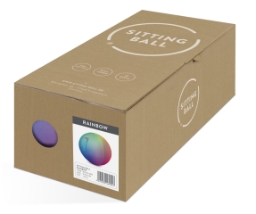 Sitzball / Gymnastikball RAINBOW mit in Soft-Feeling Digitaldruck-Bezug
