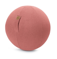 Sitzball / Gymnastikball Felt mit Filz-Bezug in lachs