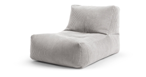 SITTING POINT Sitzsack SHARA Rock Cord in grau