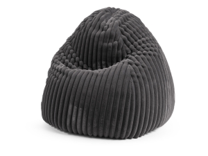 SITTING POINT Sitzsack RAYA Fellimitat XL ca. 220L anthrazit