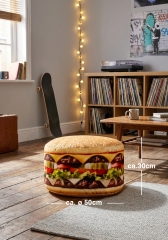 SITTING POINT Sitzhocker Set Burger+Pommes 50�30 cm
