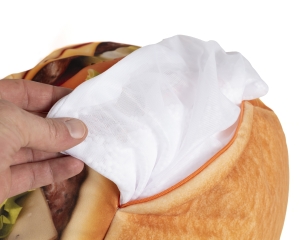 SITTING POINT Sitzhocker Set Burger+Pommes 50�30 cm
