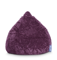 SITTING POINT Sitzsack Fluffy L ca. 120 Liter aubergine