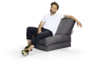 SITTING POINT Sitzsack Scuba Twist anthrazit