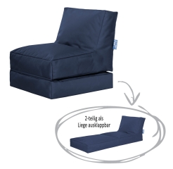 SITTING POINT Sitzsack Scuba Twist jeansblau