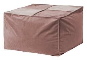 SITTING POINT Sitzsack Samt Uni LOFT rose mit Inlett