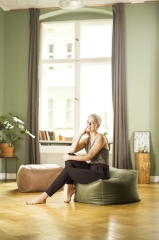 SITTING POINT Sitzsack Loft JIMMY gr�n Lederimitat mit Inlett