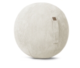 Sitzball / Gymnastikball SHARA mit Cord-Bezug in beige