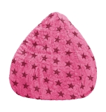 SITTING POINT Sitzsack Fluffy STARS XL ca. 220 Liter pink