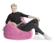 SITTING POINT Sitzsack Fluffy XL ca. 220 Liter pink