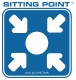 SITTING POINT Sitzsack SOFTY ROLL in grau