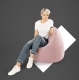 SITTING POINT Sitzsack Easy XL ca. 220 Liter altrose