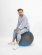 Sitzball / Gymnastikball MESH TENNIS in petrol