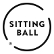 Sitzball / Gymnastikball SHARA mit Cord-Bezug in beige
