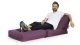 SITTING POINT Sitzsack Scuba Twist aubergine