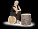 SITTING POINT Sitzsack Brava Dot.Com WOOD 50x50cm
