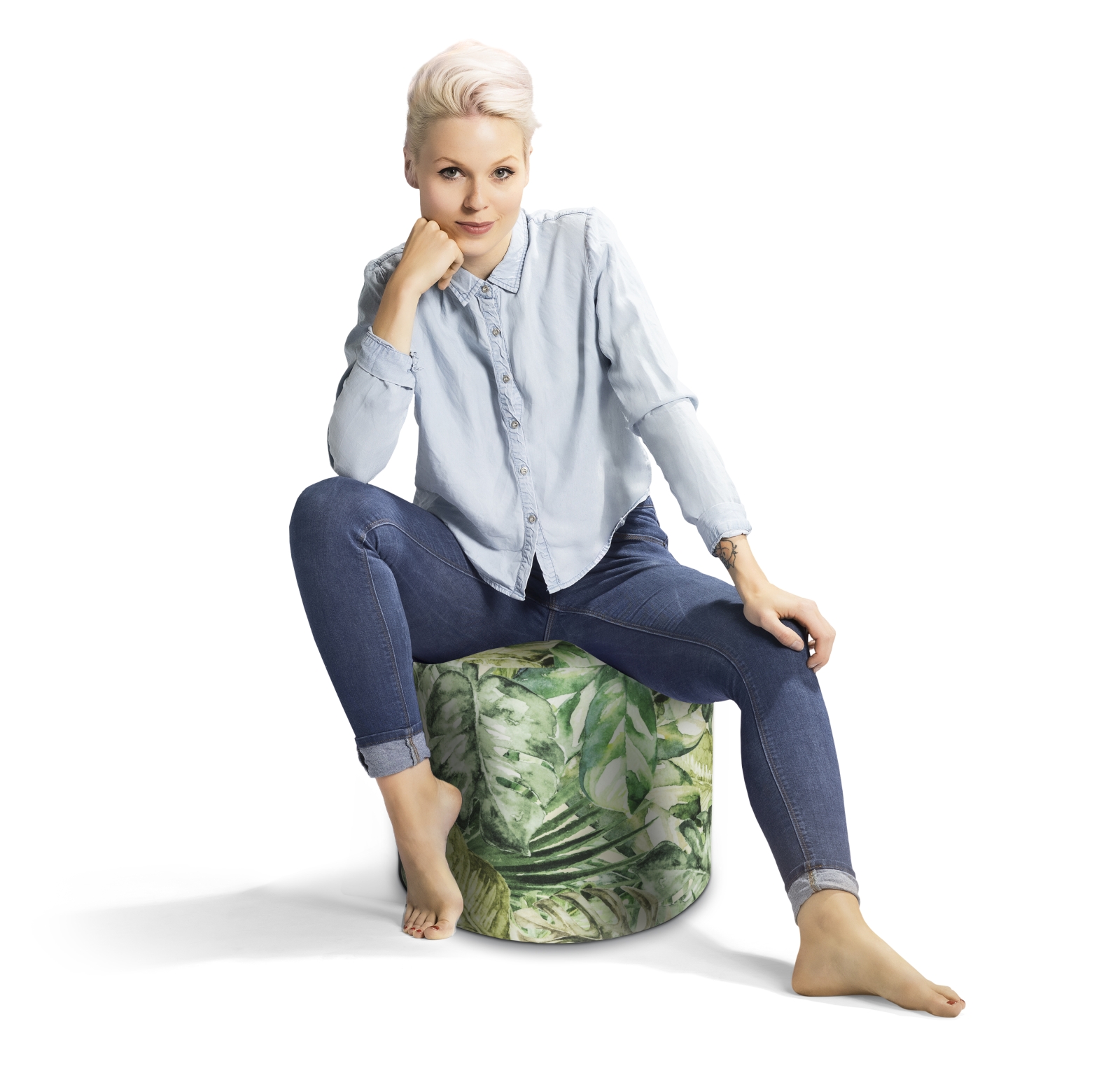 SITTING POINT Sitzsack PLANTA Dot.Com Microfaser Digitaldruck