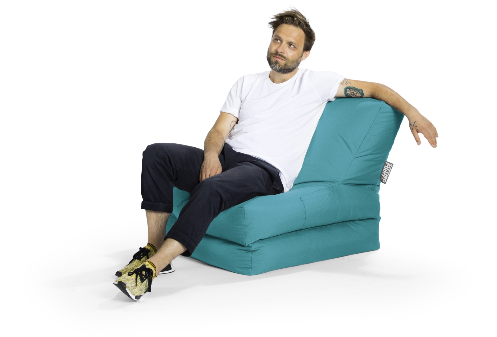 SITTING POINT Sitzsack Scuba Twist petrol