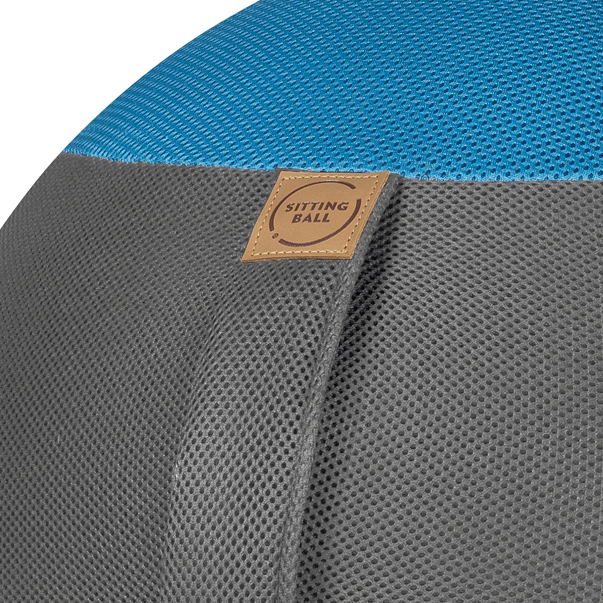 Sitzball / Gymnastikball MESH TENNIS in petrol