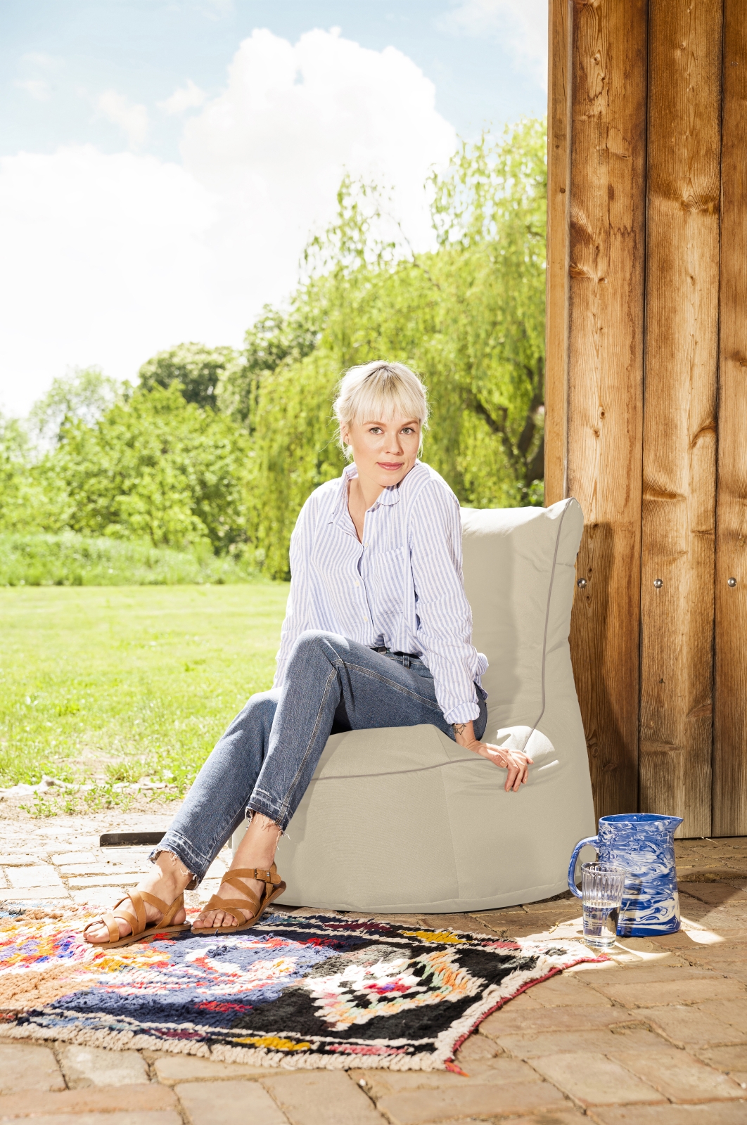 SITTING POINT Sitzsack Scuba Swing beige