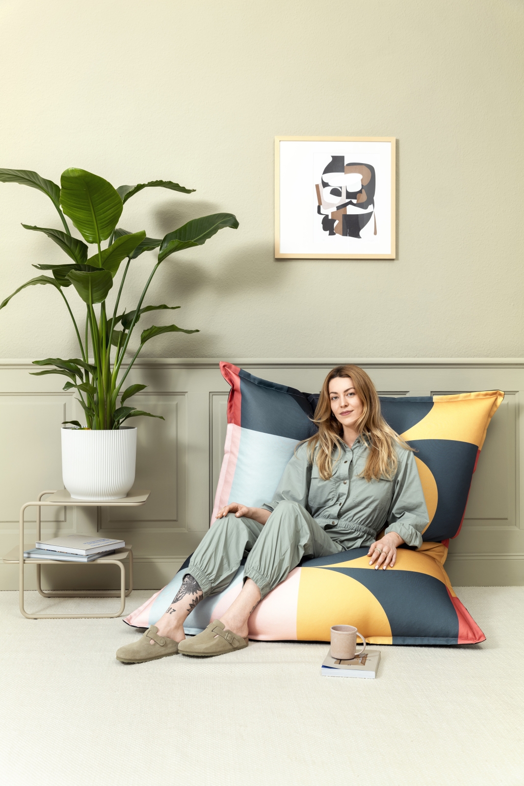 SITTING POINT Sitzsack Brava Big Bag SHAPES 130x170cm senf