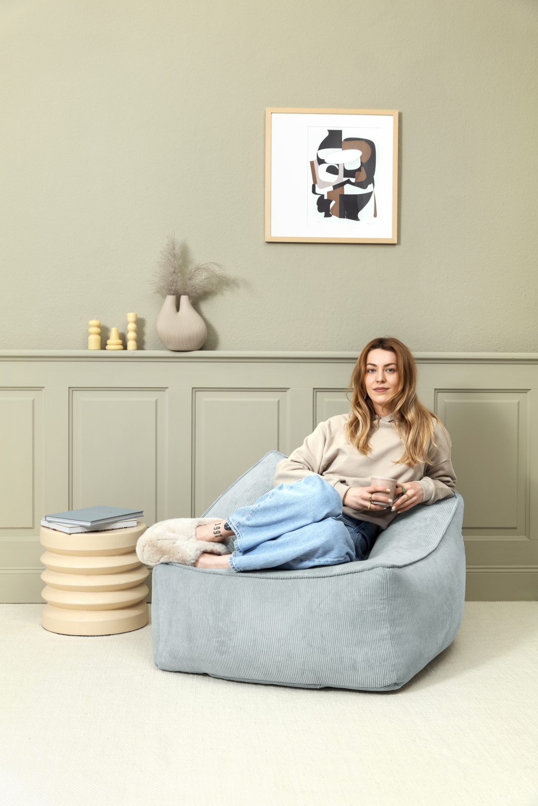 SITTING POINT Cord-Sitzsack INGA Mambo XXL in natur