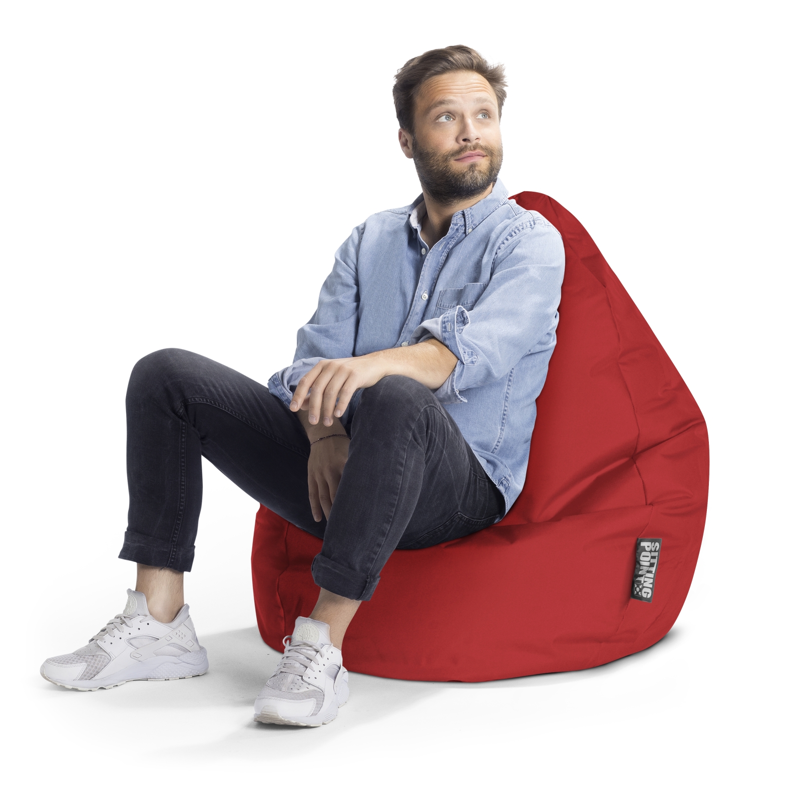 SITTING POINT Sitzsack Brava Bean Bag XL ca. 220 Liter tomate