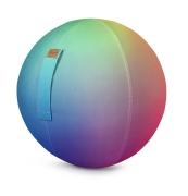 Sitzball / Gymnastikball RAINBOW mit in Soft-Feeling Digitaldruck-Bezug