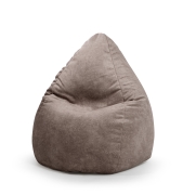 SITTING POINT Sitzsack Karolina XXL Samt taupe