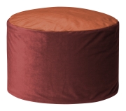 SITTING POINT Sitzsack Samt Uni DOT.COM marsala mit Inlett
